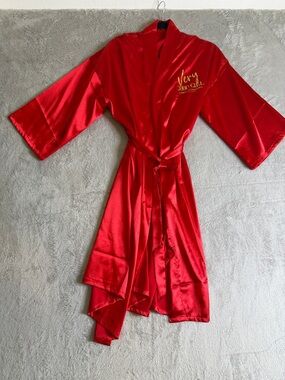 Carolina Herrera Red Satin “ Very Good Girl” OS